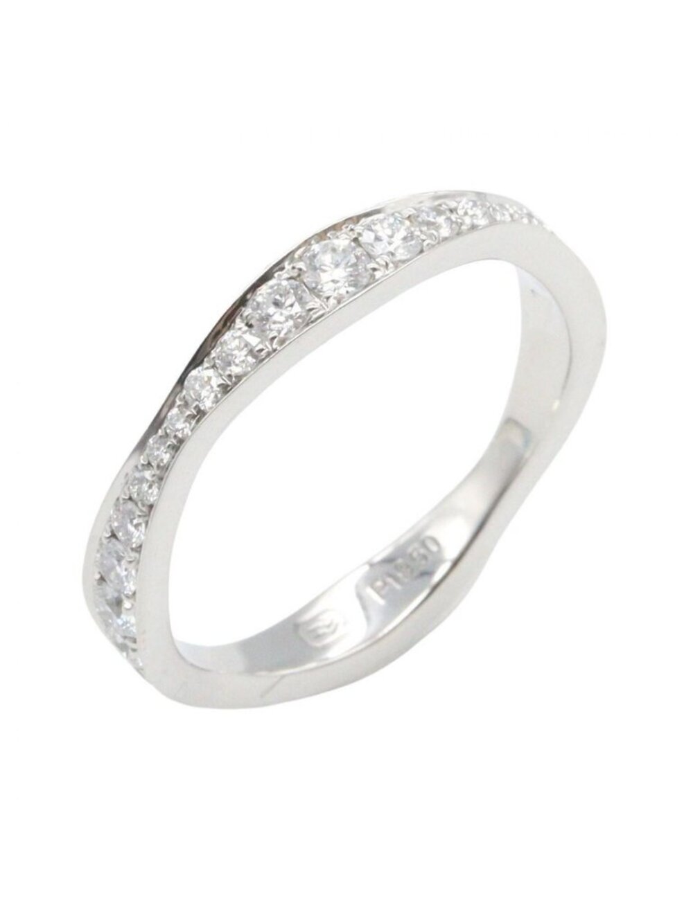 Harry Winston Ring Pave Wave Band Diamond